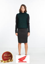 Load image into Gallery viewer, Boucle Turtle Neck in Green/Black - thangtv01737 (4517889769531)
