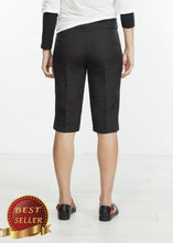 Load image into Gallery viewer, Square Stitch Knee Short in Black - thangtv01737 (4517897863227)
