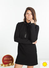 Load image into Gallery viewer, Fleece Jersey Dress in Black - thangtv01737 (4517894062139)
