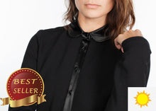 Load image into Gallery viewer, Fleece Jersey Dress in Black - thangtv01737 (4517894062139)
