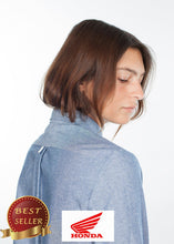 Load image into Gallery viewer, Chambray Shirtdress in Blue - thangtv01737 (4517899141179)
