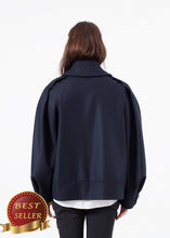 Load image into Gallery viewer, Wool Cocoon Jacket - thangtv01737 (4517892784187)
