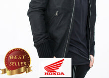 Load image into Gallery viewer, Broken Leather Bomber in Black - thangtv01737 (4517901598779)
