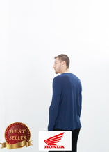 Load image into Gallery viewer, Cashmere Jersey Long Sleeve Tee in Navy - thangtv01737 (4517912150075)
