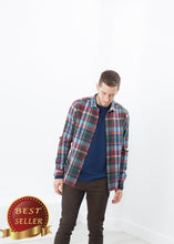 Load image into Gallery viewer, Riccardo Button-Up in Plaid Multi - thangtv01737 (4517888426043)
