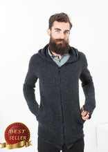 Load image into Gallery viewer, Pill Zip Sweater in Anthracite - thangtv01737 (4517902811195)
