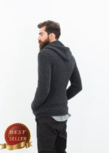 Load image into Gallery viewer, Pill Zip Sweater in Anthracite - thangtv01737 (4517902811195)

