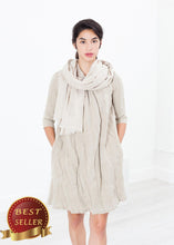 Load image into Gallery viewer, Hemp Dress in Natural - thangtv01737 (4517915689019)
