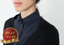 Load image into Gallery viewer, Wrinkled Tux Shirt in Navy - thangtv01737 (4517922308155)
