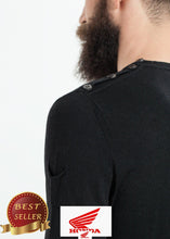 Load image into Gallery viewer, Button Shoulder Pullover in Black - thangtv01737 (4517903990843)

