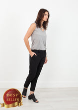Load image into Gallery viewer, Stretch Fitted Pant in Black - thangtv01737 (4517889867835)
