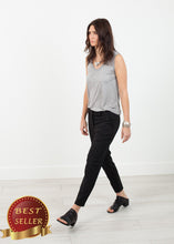 Load image into Gallery viewer, Stretch Fitted Pant in Black - thangtv01737 (4517889867835)
