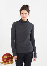 Load image into Gallery viewer, Cotton Long Tee in Ink - thangtv01737 (4517934399547)
