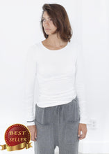 Load image into Gallery viewer, Stretch Tee in Milk - thangtv01737 (4517888688187)
