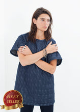 Load image into Gallery viewer, Quilted Mesh Mini Dress in Navy - thangtv01737 (4517904810043)
