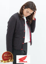 Load image into Gallery viewer, Camelia Reversible Jacket in Black/Red - thangtv01737 (4517924634683)
