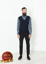 Load image into Gallery viewer, Camicia Slim Shirt in Celestial - thangtv01737 (4517895766075)
