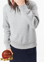 Load image into Gallery viewer, Loopwheeler Sweatshirt in Grey - thangtv01737 (4517907529787)
