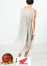 Load image into Gallery viewer, Chiffon Cape Back Dress in Sand - thangtv01737 (4517919981627)
