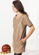 Load image into Gallery viewer, Leather Front Tunic - thangtv01737 (4517879873595)
