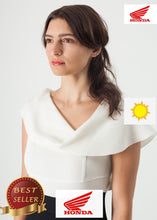 Load image into Gallery viewer, Asymmetric Dress in Cream/Black - thangtv01737 (4517878366267)

