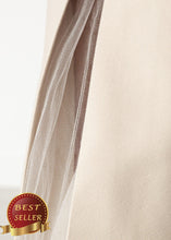 Load image into Gallery viewer, Tulle Pleat Skirt in Cream - thangtv01737 (4517886951483)
