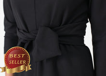 Load image into Gallery viewer, Tie Waist Dress in Black - thangtv01737 (4517932040251)

