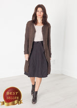 Load image into Gallery viewer, Wrap Snap Skirt in Black - thangtv01737 (4517928271931)

