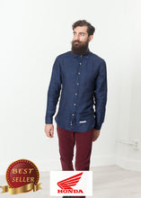 Load image into Gallery viewer, Button Up Shirt in Navy - thangtv01737 (4517880299579)
