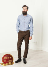 Load image into Gallery viewer, Diamond Weave Trouser in Hazel - thangtv01737 (4517910249531)

