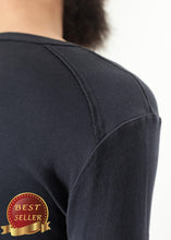 Load image into Gallery viewer, Cotton Henley in Blue Grey - thangtv01737 (4517926797371)
