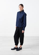 Load image into Gallery viewer, Sheer Silk Collar Button Up - thangtv01737 (4518003802171)
