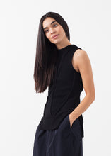 Load image into Gallery viewer, Curved Stripe Knit Tank - thangtv01737 (4518032965691)
