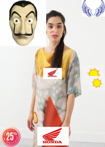 3/4 Sleeve Kimono Dress - thangtv01737 (4518088474683)