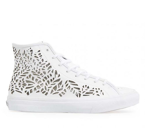 VANS | SK8-HI DECON (CUTOUT)| LEAVES/WHITE (5041625530427)