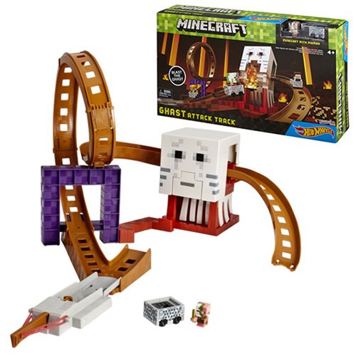 Minecraft Hot Wheels Ghast Attack Track Playset (5041632903227)