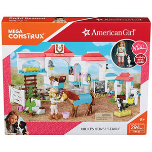 Mega Bloks American Girl Nicki Horse Stables (5041644994619)