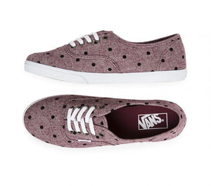 VANS |AUTHENTIC | LO PRO | BURGANDY/WHITE (5041625399355)