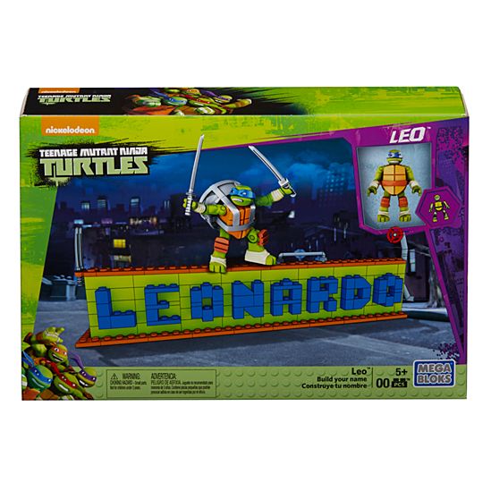 Mega Bloks Teenage Mutant Ninja Turtles Ninja Name Plate Builder (5041641685051)