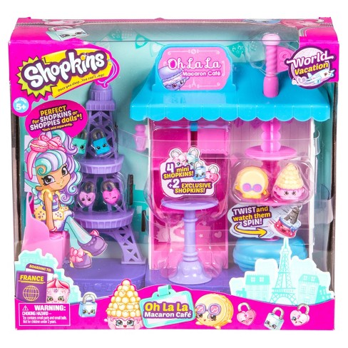 Shopkins Season 8 World Vacation - Oh La La Macaron Cafe Playset (5041641095227)