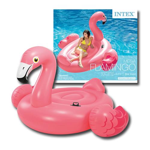 Intex Mega Flamingo Island Pool Floater 86 x 83 x 53 inches (5041640964155)