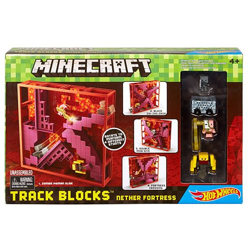 Minecraft Hot Wheels Track Blocks Nether Fortress Play Set (5041632575547)