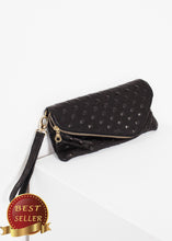 Load image into Gallery viewer, Roxanne Leather Clutch in Black - thangtv01737 (4517940133947)
