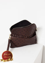 Load image into Gallery viewer, Roxanne Leather Clutch in Brown - thangtv01737 (4517940363323)

