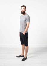 Load image into Gallery viewer, Linen T-shirt in Dolphin - thangtv01737 (4517985976379)
