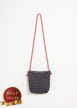 Load image into Gallery viewer, Wool Shoulder Pouch in Black/White - thangtv01737 (4517895503931)
