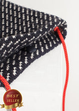 Load image into Gallery viewer, Wool Shoulder Pouch in Black/White - thangtv01737 (4517895503931)

