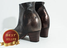 Load image into Gallery viewer, Scavata Ankle Boot in Bronze - thangtv01737 (4517917753403)
