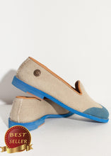 Load image into Gallery viewer, Wingtip Loafer in Blue - thangtv01737 (4517878759483)
