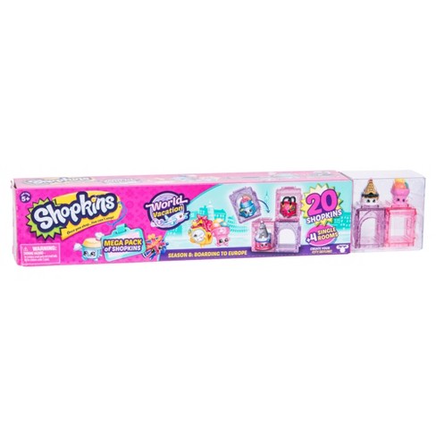 Shopkins Season 8 World Vacation - Boarding to Europe Mega Pack (5041641029691)